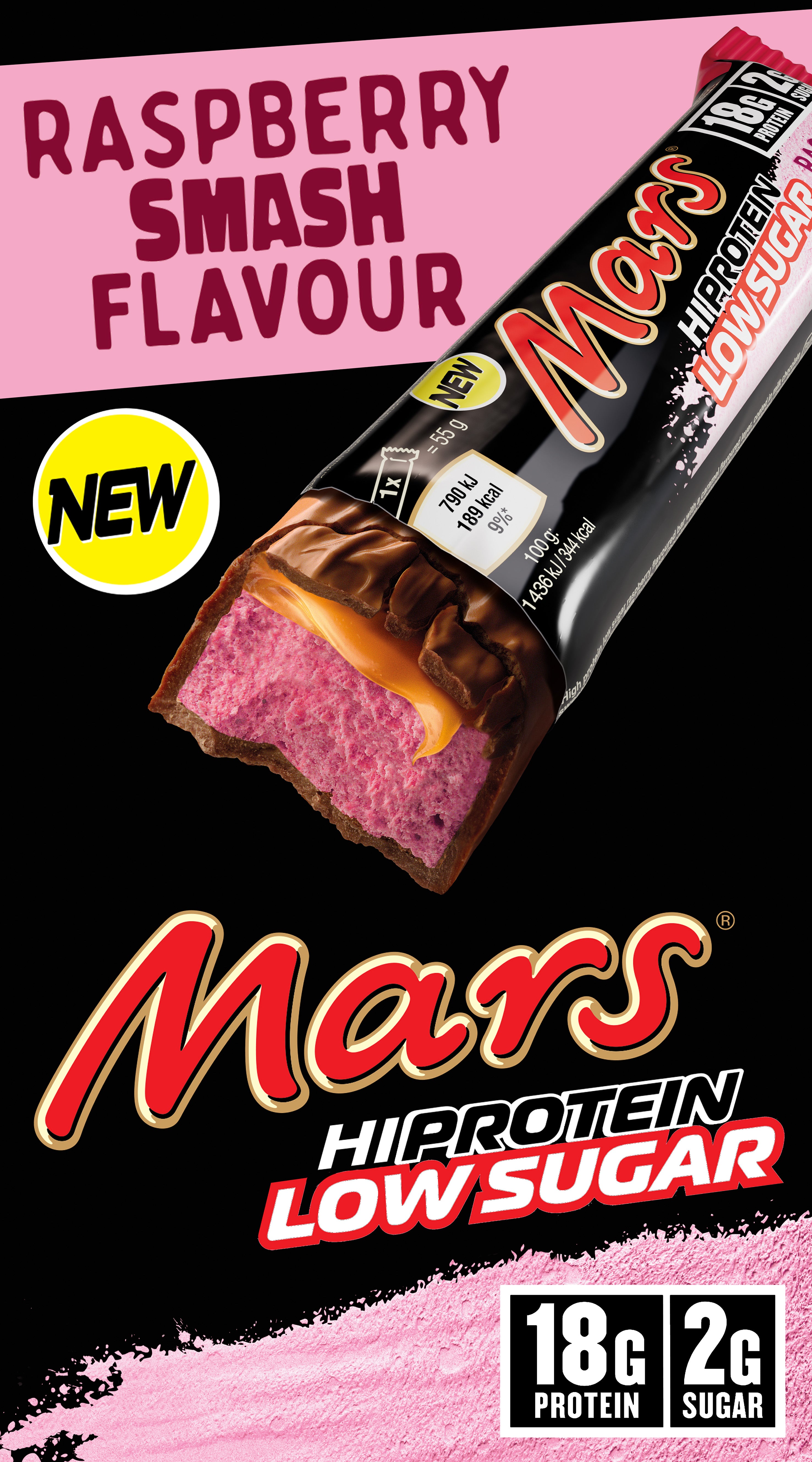 Mars Hi Protein Riegel mit 20g Protein!