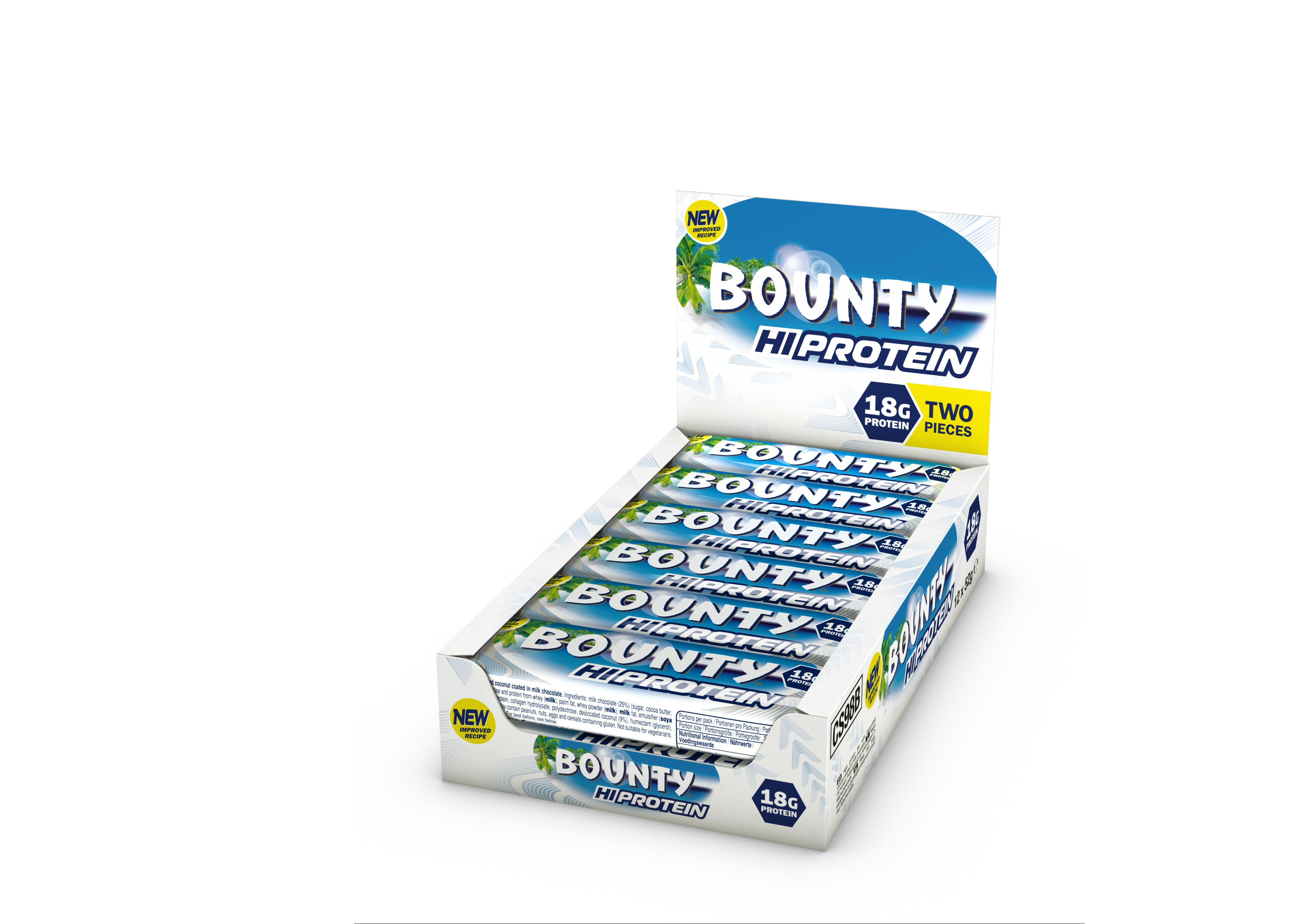 Bounty Hi Protein Peanut mit 18g Protein!