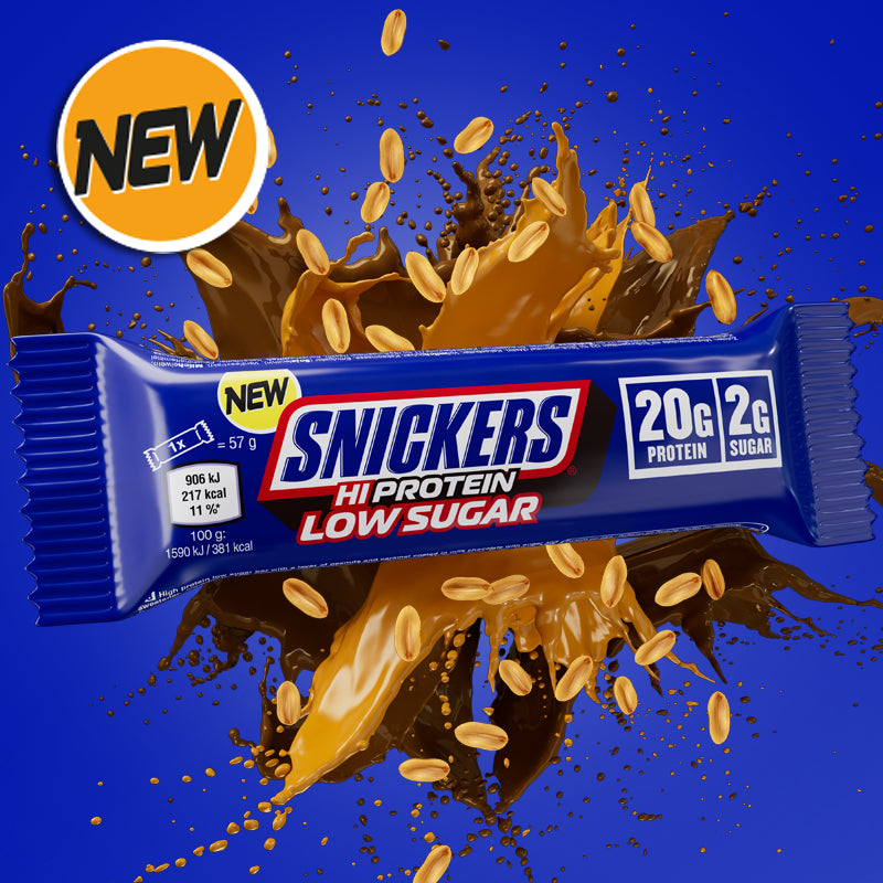 Snickers Hi Protein LOW SUGAR mit 20g Protein!