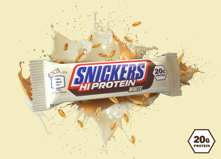 Snickers Hi Protein white Chocolate mit 20g Protein!