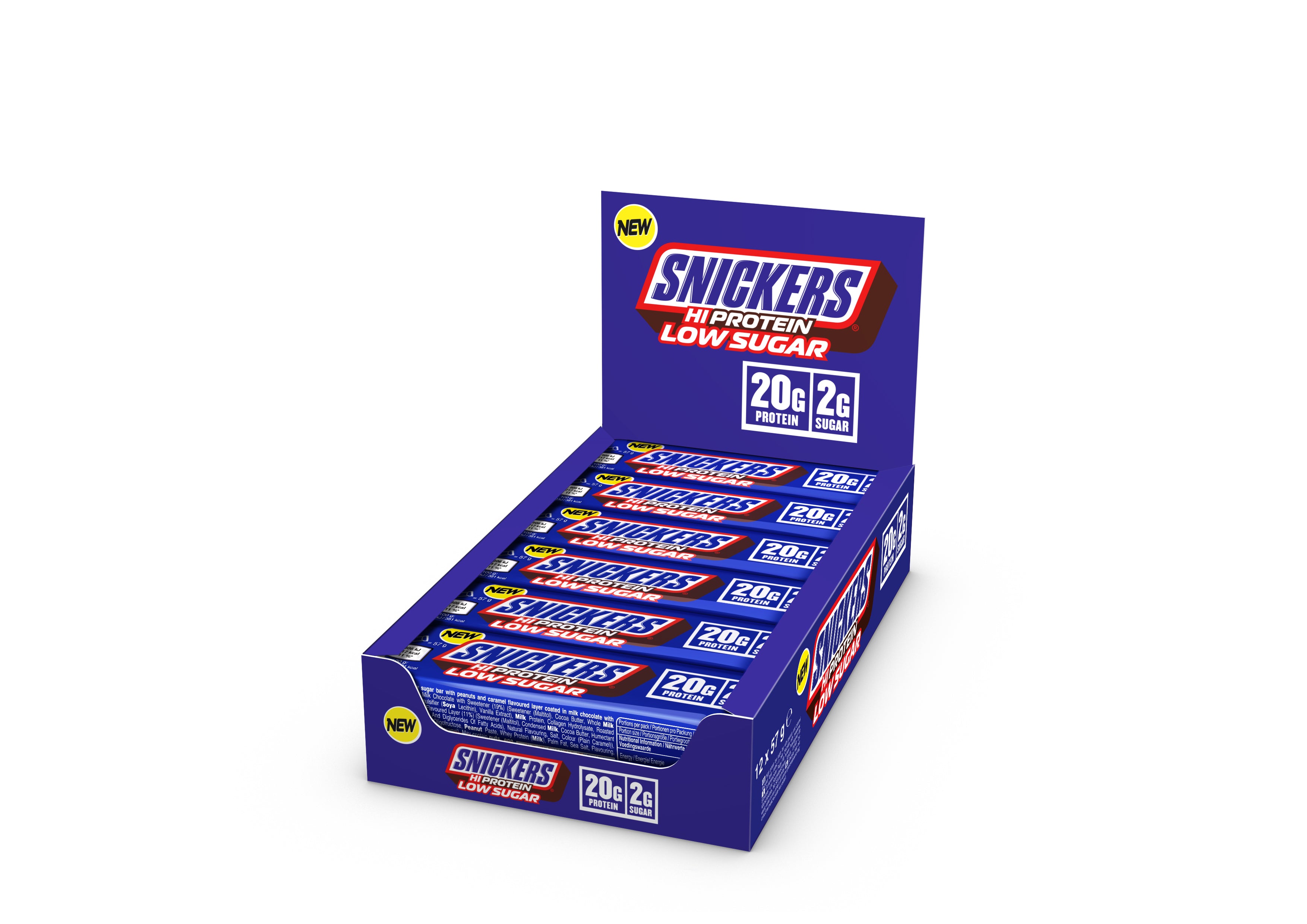 Snickers Hi Protein LOW SUGAR mit 20g Protein!